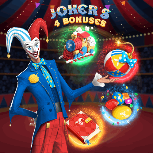 Slot makinesi Joker’s 4 Bonuses