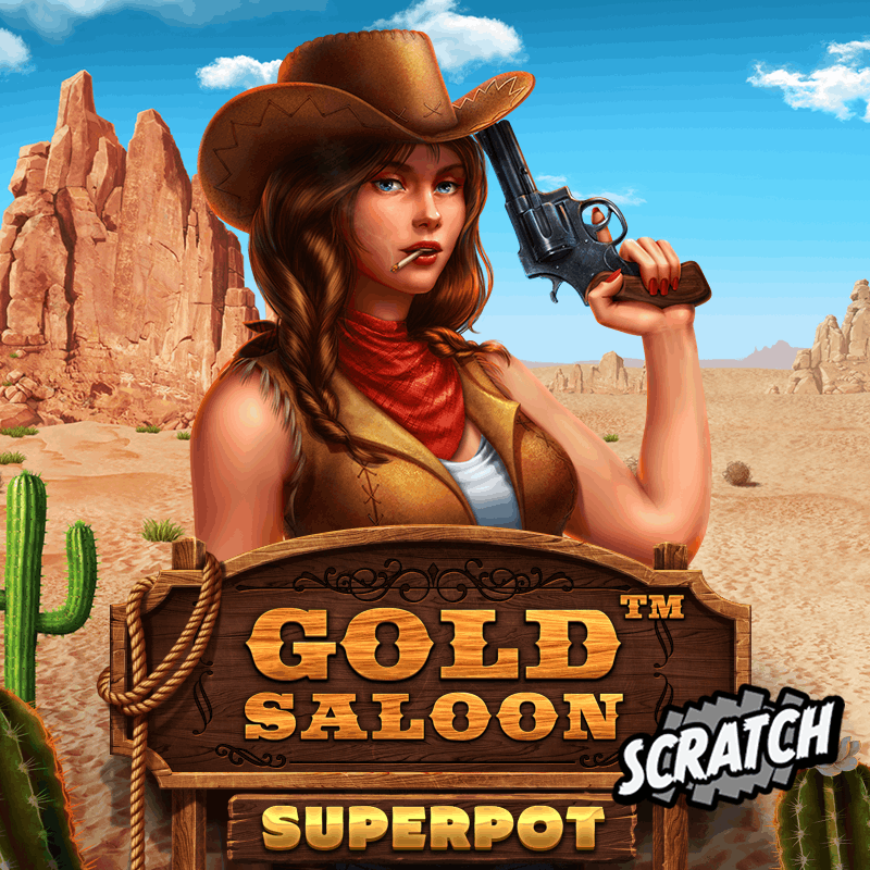 Slot makinesi Gold Saloon Superpot Scratch